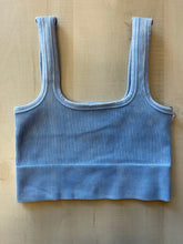 Load image into Gallery viewer, Acid Wash Ribbed Square Neck Cami
