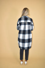 Load image into Gallery viewer, Blue Flannel Coat
