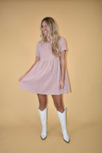 Load image into Gallery viewer, Mauve Babydoll Dress
