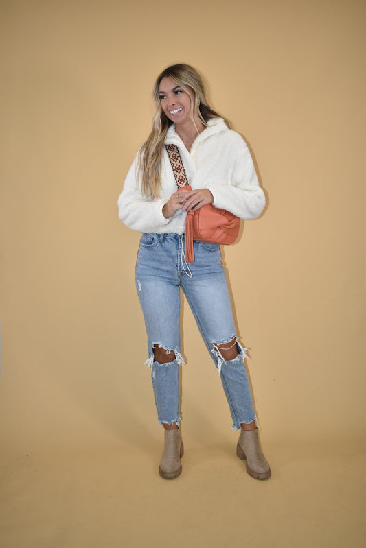 Sherpa Half Snap Pullover