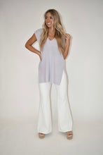 Load image into Gallery viewer, Lilac Oversized Sweater Vest
