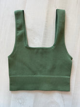 Load image into Gallery viewer, Ribbed Square Neck Cami
