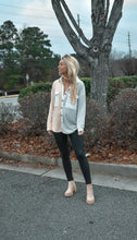 Load image into Gallery viewer, Two Tone Button Front Shirt
