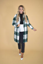 Load image into Gallery viewer, Green Flannel Coat
