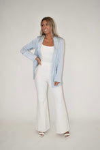 Load image into Gallery viewer, Sky Blue Satin Blazer
