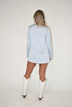 Load image into Gallery viewer, Sky Blue Satin Blazer

