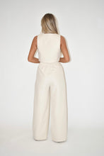 Load image into Gallery viewer, Cream Wide Leg Pants (part of a matching set)
