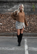 Load image into Gallery viewer, Rust Plaid Mini Skirt

