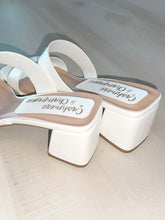 Load image into Gallery viewer, White Heeled Sandal
