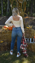 Load image into Gallery viewer, Long Sleeve Sweetheart Neck Bodysuit
