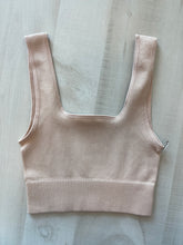 Load image into Gallery viewer, Ribbed Square Neck Cami
