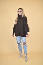 Load image into Gallery viewer, Dark Brown Turtleneck Sweater
