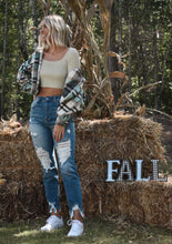 Load image into Gallery viewer, Long Sleeve Square Neck Crop Top
