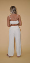Load image into Gallery viewer, French Vanilla Linen Blend Wide Leg Pants
