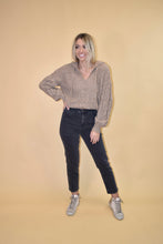 Load image into Gallery viewer, Mocha Knit Hoodie
