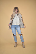 Load image into Gallery viewer, Brown Patchwork Plaid Shacket
