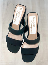 Load image into Gallery viewer, Black Heeled Sandal
