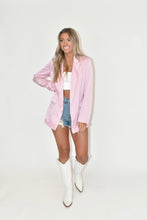 Load image into Gallery viewer, Blush Satin Blazer
