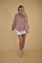 Load image into Gallery viewer, Mauve Dolman Sleeve Blouse
