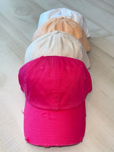 Load image into Gallery viewer, Distressed Baseball Cap
