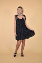 Load image into Gallery viewer, Black Feather Dress
