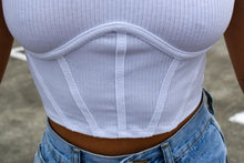 Load image into Gallery viewer, Ribbed Seam Crop Top

