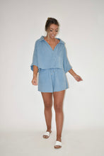 Load image into Gallery viewer, Washed Denim Gauze Shorts
