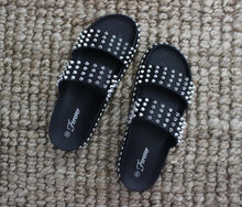 Load image into Gallery viewer, Studded Footbed Sandals

