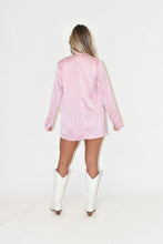 Load image into Gallery viewer, Blush Satin Blazer
