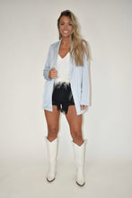 Load image into Gallery viewer, Sky Blue Satin Blazer
