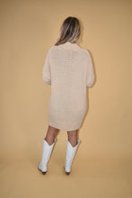 Load image into Gallery viewer, Light Brown Knitted Cardigan
