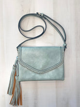 Load image into Gallery viewer, Braided Flapover Crossbody (3 colors available)
