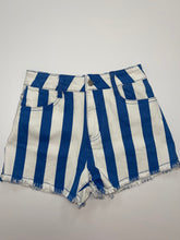 Load image into Gallery viewer, Blue Striped Shorts
