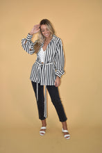 Load image into Gallery viewer, Stripe Button Up Blouse
