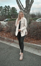 Load image into Gallery viewer, Beige Curly Fuzzy Shacket
