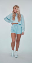 Load image into Gallery viewer, Light Blue Cropped Sweatshirt
