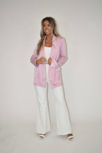 Load image into Gallery viewer, Blush Satin Blazer
