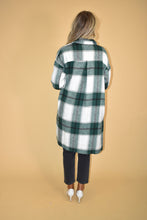 Load image into Gallery viewer, Green Flannel Coat
