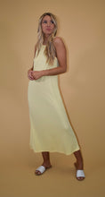Load image into Gallery viewer, Butter V Cut Back Midi Dress
