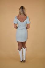 Load image into Gallery viewer, Seafoam Puff Sleeve Dress
