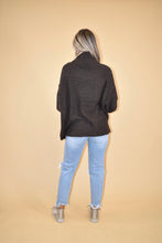 Load image into Gallery viewer, Dark Brown Turtleneck Sweater
