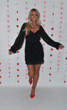 Load image into Gallery viewer, Long Sleeve Ruffle Front Dress
