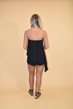 Load image into Gallery viewer, Black Strapless Romper
