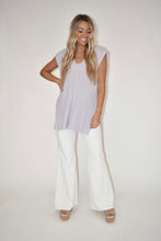 Load image into Gallery viewer, Lilac Oversized Sweater Vest
