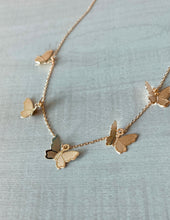 Load image into Gallery viewer, Butterfly Necklace Gold Dipped
