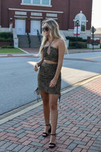 Load image into Gallery viewer, Zebra Ruched Skirt
