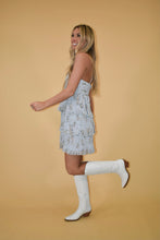 Load image into Gallery viewer, Surplice Tiered Mini Dress
