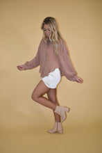 Load image into Gallery viewer, Mauve Dolman Sleeve Blouse
