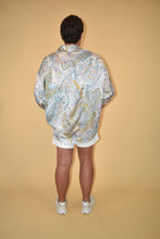 Load image into Gallery viewer, Unisex Paisley Printed Oversized Button Up (part of a matching set)
