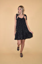 Load image into Gallery viewer, Black Feather Dress

